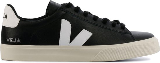 Veja Sneakers Heren - Lage sneakers / Herenschoenen - Leer - Campo - Zwart - Maat 44