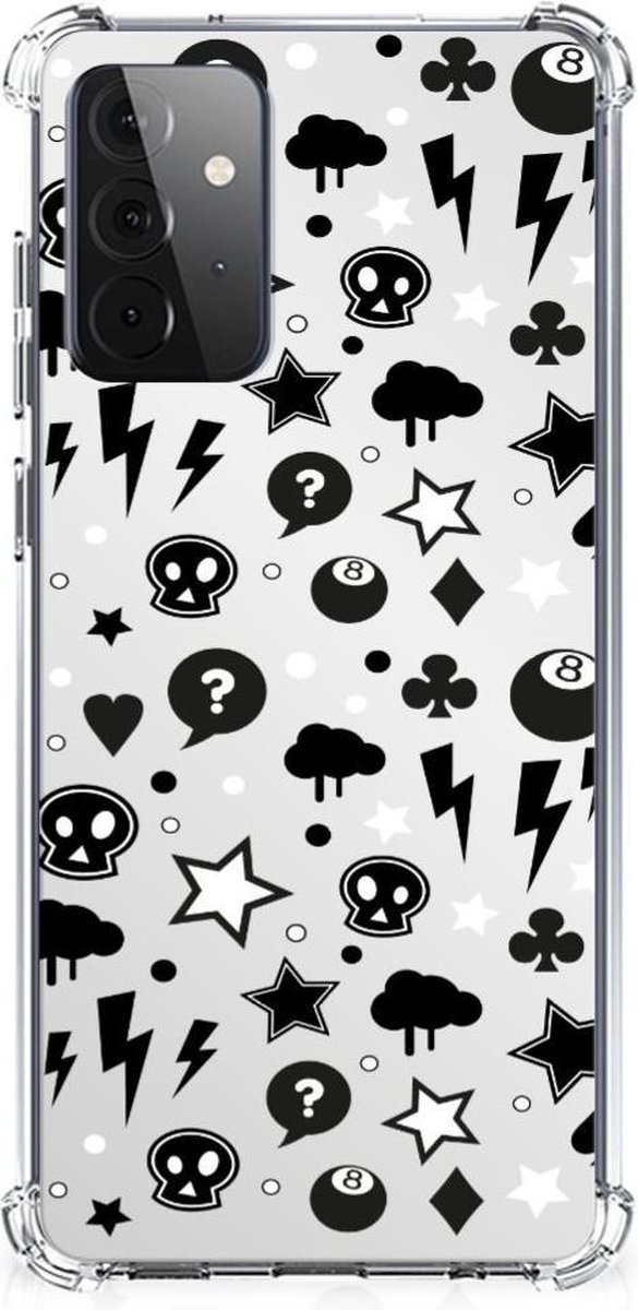 Extreme Case Samsung Galaxy A72 4G/5G Silver Punk