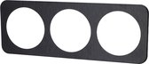 Afdekraam - Igna Jura - 3-voudig - Rond - Aluminium - Zwart