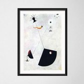 Joan Miro Poster  6 - 15x20cm Canvas - Multi-color