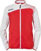 Kempa Emotion Classic Jacket Rood-Wit Maat 2XL