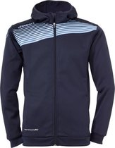 Uhlsport Liga 2.0 Hood Jacket Marine-Hemels Blauw Maat L