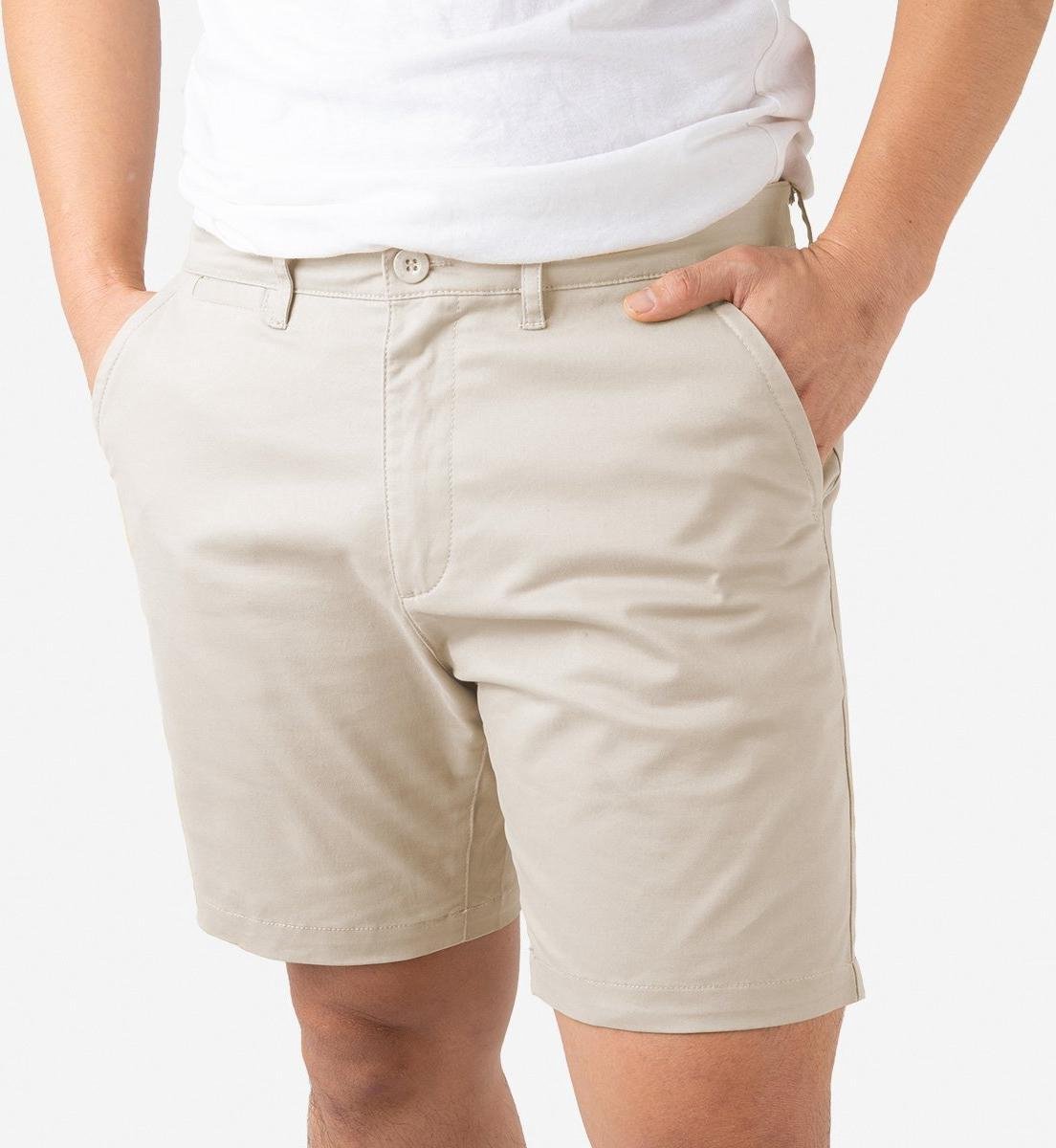 herhaling kousen Beschrijven Eubi Shorts ALL DAY - Beige Korte Broek - Premium Kwaliteit - Heren Maat M  | bol.com