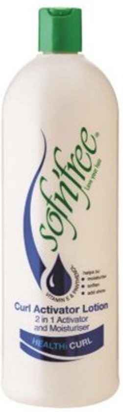 Sofnfree Curl Activator Lotion With Vitamin E And Panthenol 2 In 1 Activator 