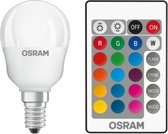 OSRAM 4058075430839 LED-lamp Energielabel G (A - G) E14 Peer 4.5 W RGBW (Ø x l) 40.4 mm x 91 mm 1 stuk(s)