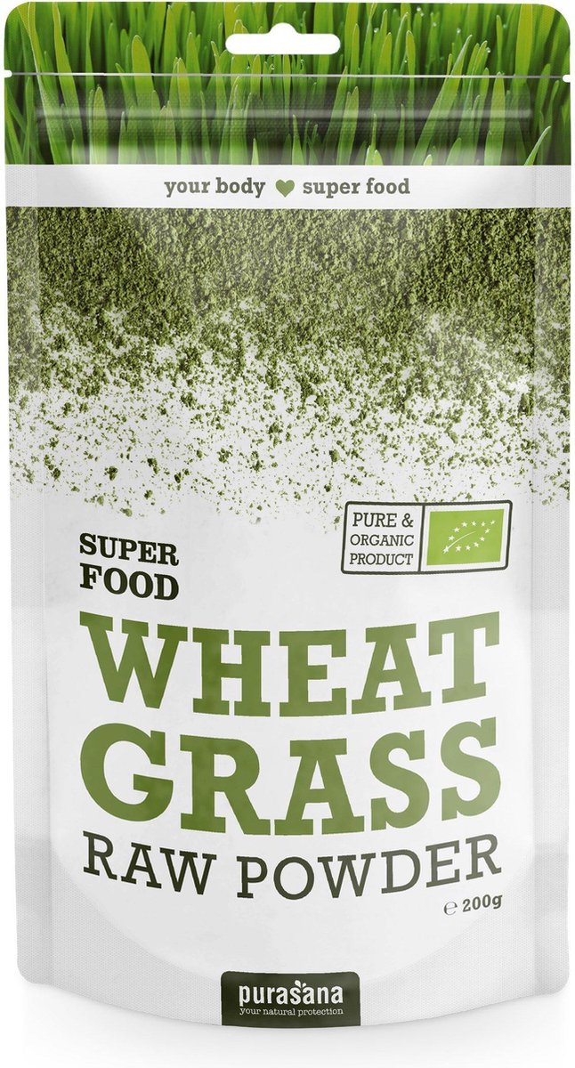 Purasana Wheat Grass Powder Bio 200 gr