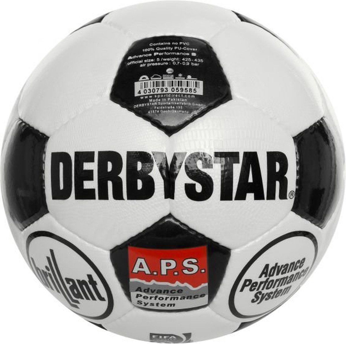 1200x1195.jpg Derbystar Brillant Retro Voetbal - Maat 5 - Afbeelding 1
