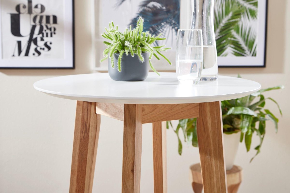 Sky Style Lund Ronde Bartafel Wit