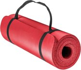 Green Hill Fitnessmat - Yogamat - Sportmat 180x60x1cm - Rood