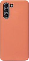 ADEL Premium Siliconen Back Cover Softcase Hoesje Geschikt voor Samsung Galaxy S21 Plus - Oranje