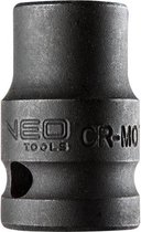 Neo Tools Krachtdop 12mm 1/2 Aansluiting CrMo Staal 38mm Hoog DIN 3129 TUV M+T