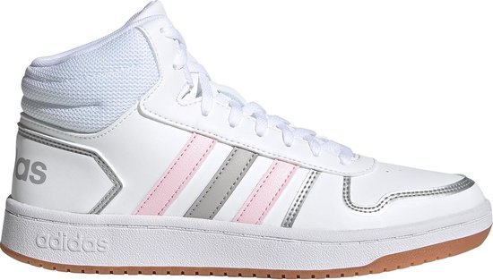 adidas - Hoops 2.0 Mid - Damesschoen - 40 2/3 - Wit | bol.com