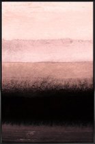 JUNIQE - Poster in kunststof lijst Shades of Pink -40x60 /Roze & Wit