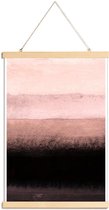 JUNIQE - Posterhanger Shades of Pink -30x45 /Roze & Wit