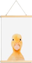 JUNIQE - Posterhanger Duckling -20x30 /Geel