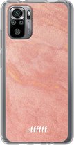 6F hoesje - geschikt voor Xiaomi Redmi Note 10S -  Transparant TPU Case - Sandy Pink #ffffff