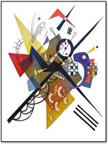 Vintage Wassily Kandinsky Poster 5 - 40x50cm Canvas - Multi-color