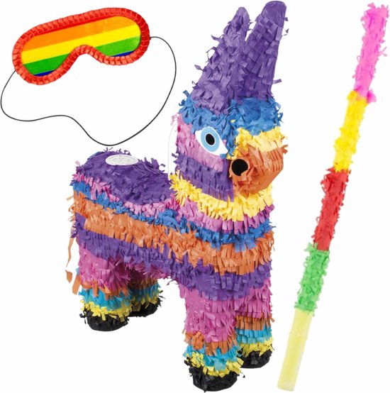 Pinata Âne avec Bâton