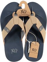 Xq Footwear Teenslippers Heren Polyurethaan Navy/beige Maat 45