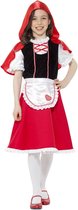 Smiffys Kinder Kostuum -Kids tm 6 jaar- Red Riding Hood Girl Rood