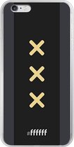 6F hoesje - geschikt voor iPhone 6s Plus -  Transparant TPU Case - Ajax Europees Uitshirt 2020-2021 #ffffff