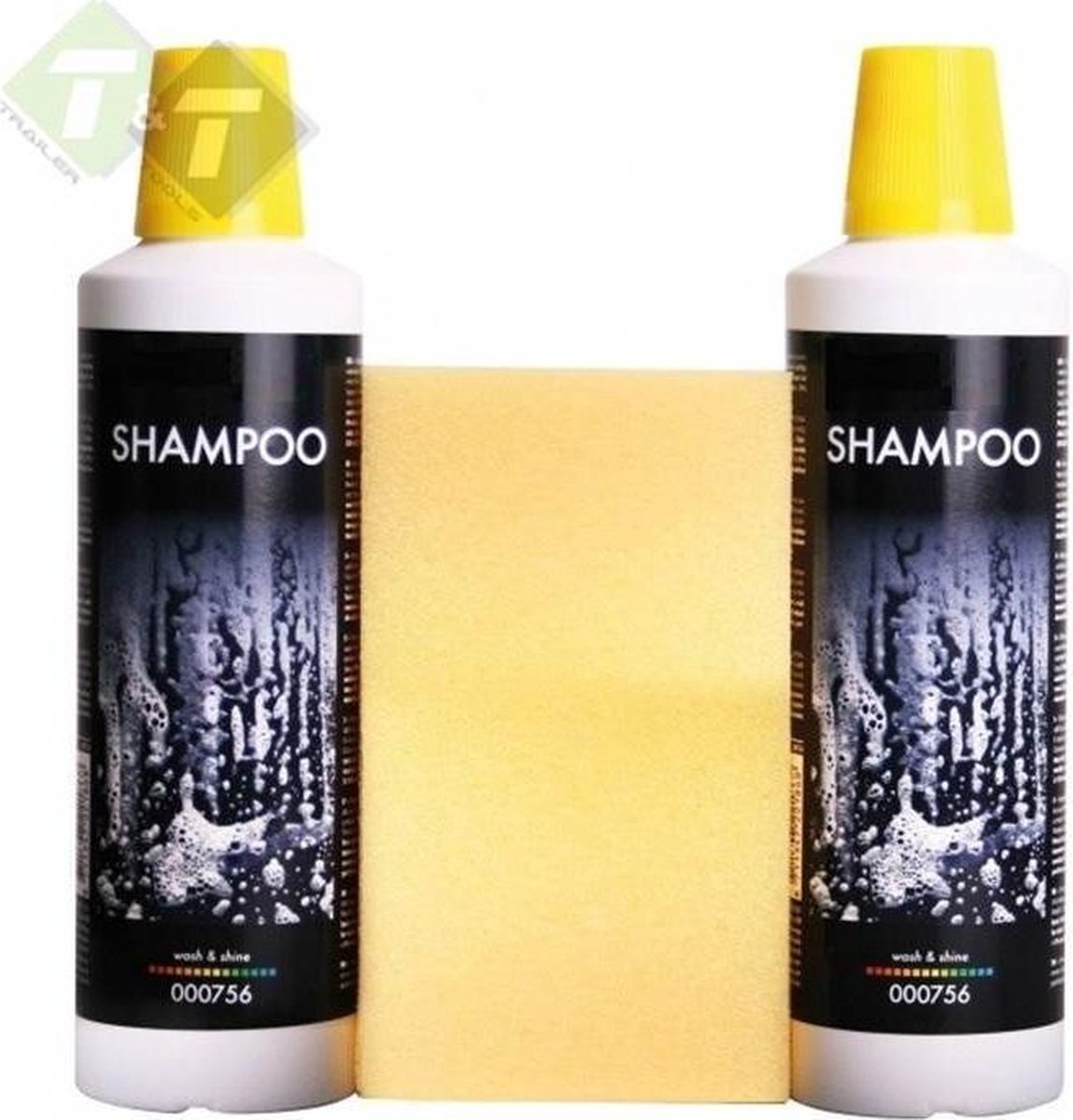 Wash and Shine Shampoo, Inclusief Spons, Auto shampoo 2x
