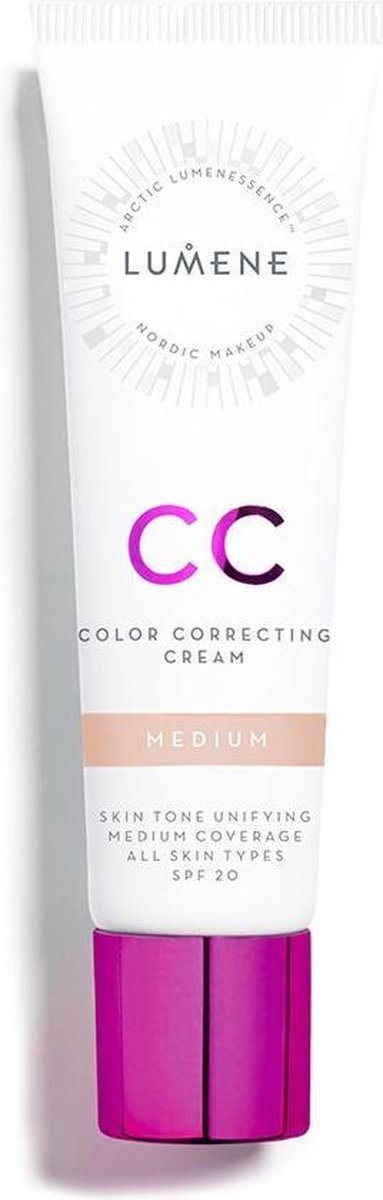Lumene CC Color Correcting Cream SPF20 - Medium 7-in-1 gezichtscrème - 30ml