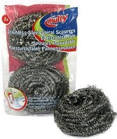 Stainless Steel Scourers A Pack Of 2