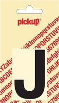 Pickup plakletter Helvetica 60 mm - zwart J