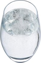6x Stuks waterglazen/drinkglazen transparant 350 ml - Glazen - Drinkglas/waterglas/sapglas