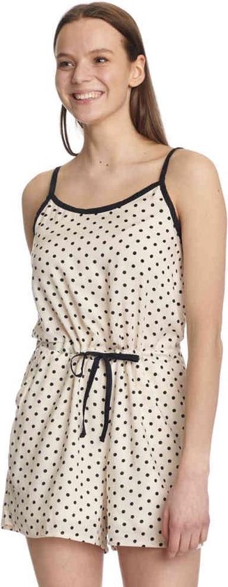 Pussy Deluxe - Dotty Playsuit - S - Beige