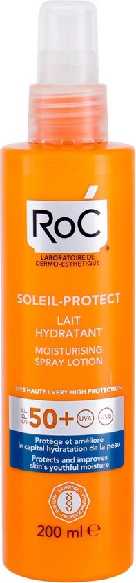 Straat Conserveermiddel Armstrong RoC Soleil-Protect Moisturising Spray Lotion - 200 ml (SPF 50+) | bol.com
