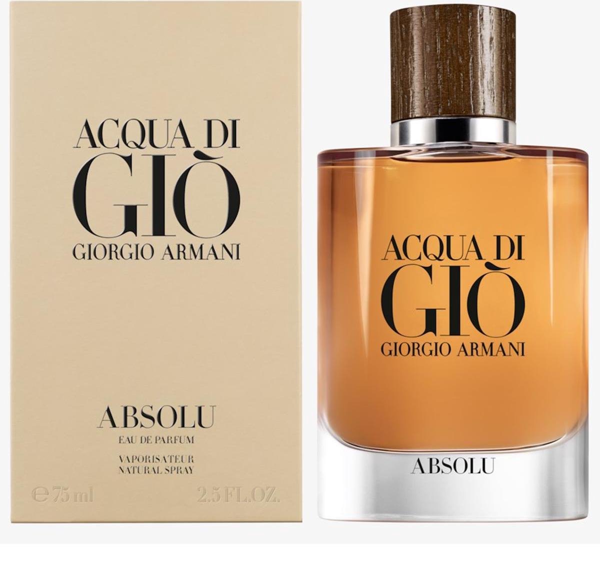 Giorgio Armani Acqua di Gio Absolu 75ml - Eau de Parfum - Herenparfum