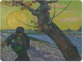 Muismat - Mousepad - De zaaier - Vincent van Gogh - 40x30 cm