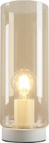 Olucia Mavis - Design Tafellamp - Glas/Metaal - Amber;Wit