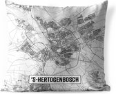 Coussins d'extérieur - Jardin - Plan de la ville de 's-Hertogenbosch - 40x40 cm