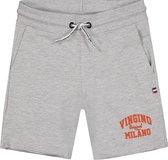 Vingino Sportbroek Kort B-logo Jongens Katoen Grijs Maat 98