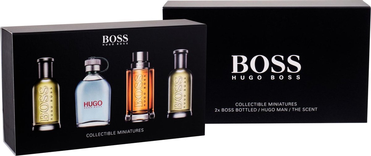 musicus uitsterven token Hugo Boss Collectible Miniatures geschenkset 5 ml - 4 stuks | bol.com