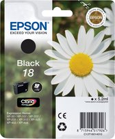 Epson 18 - Inktcartridge / Zwart - Cartridge formaat: Standaard formaat