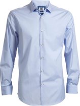 CR7 Fashion Shirt Slim Fit Light Blue - Maat L