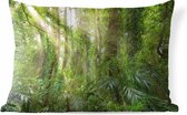 Buitenkussens - Tuin - Licht in het woud - 60x40 cm