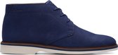 Clarks - Heren schoenen - Malwood Mid - G - Blauw - maat 7,5