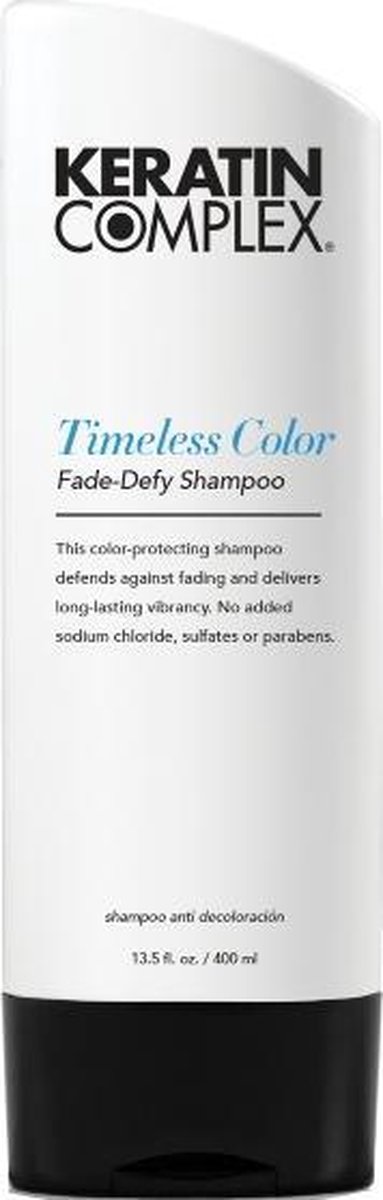 Keratin Complex Timeless Color Fade-Defy Shampoo - 400 ml - vrouwen - Voor Fijn en slap haar/Pluizig haar/Verzwakt en breekbaar haar
