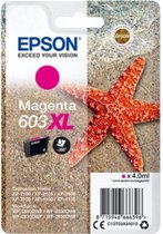 Epson 603XL - 4 ml - XL - magenta - origineel - blister - inktcartridge - voor Expression Home XP-2100, 2105, 3100, 3105, 4100, 4105; WorkForce WF-2810, 2830, 2835, 2850