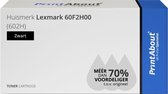 Lexmark 602H (60F2H00) toner zwart Huismerk