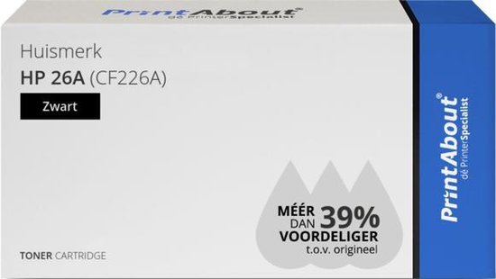 Huismerk HP 26A (CF226A) Toner Zwart | bol.com