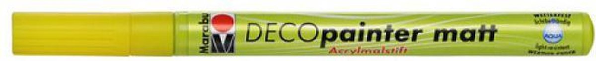 Decoratie Verfstift 1-2 mm - Zonnegeel