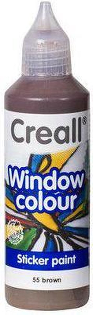 Raamverf - 55 bruin - Creall Windowcolor - 80ml