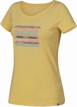 Hannah T-shirt Mirsa Dames Katoen Geel Maat 44