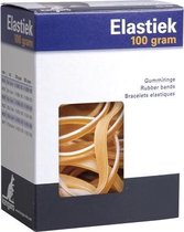 elastiek Kangaro nr. 77 125x8,0mm 100gr naturel K-5012-100